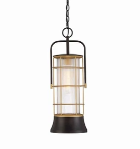 Eurofase Lighting 44266 Rivamar 8"W Pendant - Bronze - Picture 1 of 4