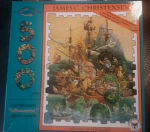 Ceaco James C Christensen Voyage Of The Basset 500 Pcs Corkboard Puzzle Complete - Picture 1 of 3