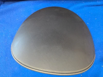 tan stitch Jaguar XKR Dashboard Speedometer Trim Cover Leather black 07-15 OEM - Image 1 of 4