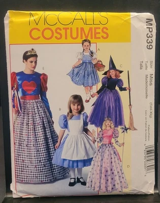 McCall's MP339 Women's Costumes Queen of Hearts Witch Uncut - Image 1 of 3