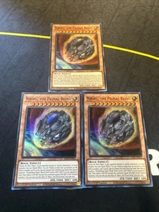 Yugioh! 3x Casi Nuevo Nibiru, El Ser Primordial (Súper Raro) 1ª Edición RA01-EN015 - Imagen 1 de 2