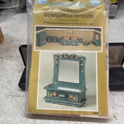 Puppenmobel German  Dollhouse Furniture Vintage Miniatures Kit - Image 1 of 4