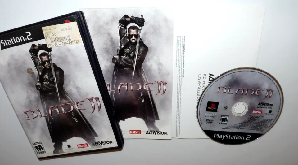 Blade II 2 / PlayStation 2 PS2 / CIB W Reg Card / Clean / Tested / Super clean - Image 1 of 1