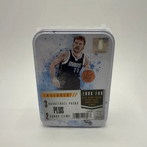 Luka Doncic 2024 NBA Tin New Factory Sealed 3 Packs & 2 Bonus Items 🔥🔥 - Picture 1 of 2