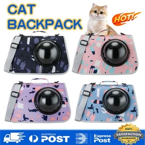 Cat Carry Bag Pet Travel Carrier Backpack For Dog With Cozy Cushion - Picture 1 of 16