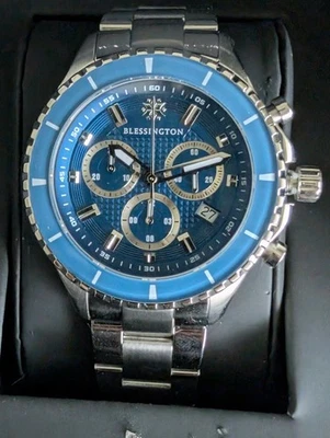 Brisbane, Reloj Blessington Cuarzo Acero, Reloj Producción Limitada RARO Foto 1 de 4