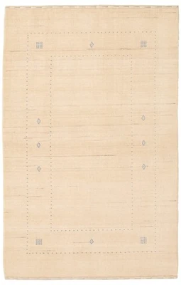 Alfombra tradicional de lana oriental anudada a mano de 3'10" x 6'0" Foto 1 de 4