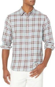 Vince mens XL classic fit liberty blue plaid soft cotton button down shirt EUC - Picture 1 of 5