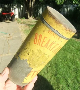 Antq Puget Kaffee & Gewürzmühlen frühes Frühstück Kaffee Dose Eule Marke Tacoma Wash - Bild 1 von 9