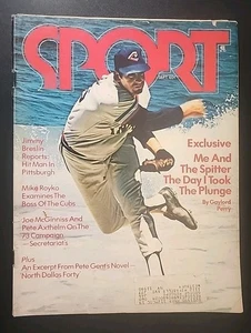 Sport Magazine September 1973 Gaylord Perry Cleveland Indians - Picture 1 of 10