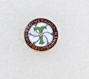 Vintage DOPPELSEITIGE Emaille Anstecknadel BRUDERHOOD EISENBAHN TRAINMEN $11,95 - Bild 1 von 5