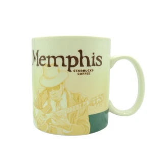 Starbucks 2012 Memphis Mug City Skyline 16oz Kaffeetasse Blues Musik - Bild 1 von 3
