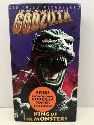 Original Godzilla Movie Godzilla King Of The Monsters Digitally Remastered VHS - Image 1 of 4