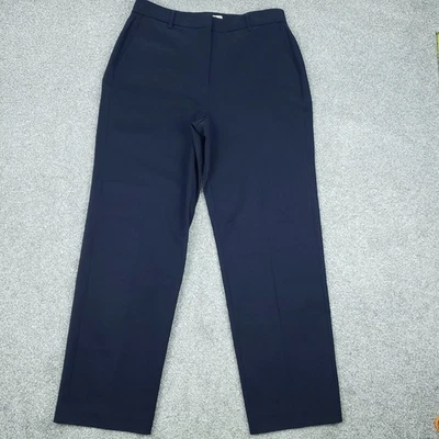 Boden NEW Navy Blue Trouser Pants High Rise Classic Slacks Staple US Size 8R - Image 1 of 4