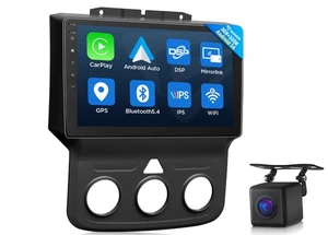 Android 14 9" IPS Car Stereo GPS CarPlay Radio DSP For RAM 2500 3500 2013-2018 - Picture 1 of 26