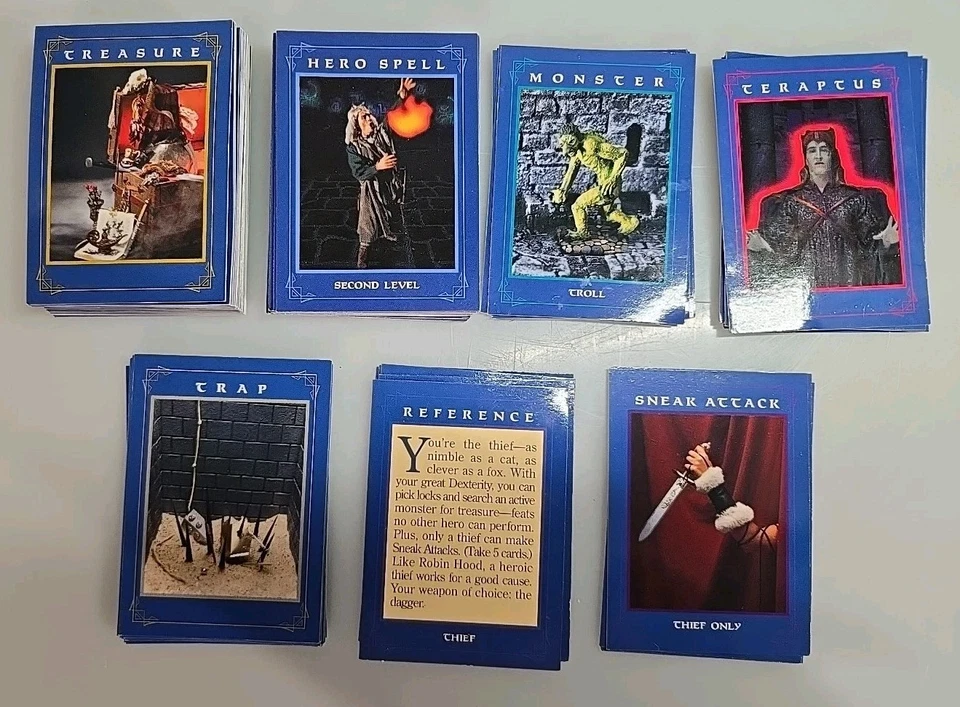 1993 DRAGON STRIKE Board Game Replacement  Gameplay Cards complete set 110 - Image 1 of 1