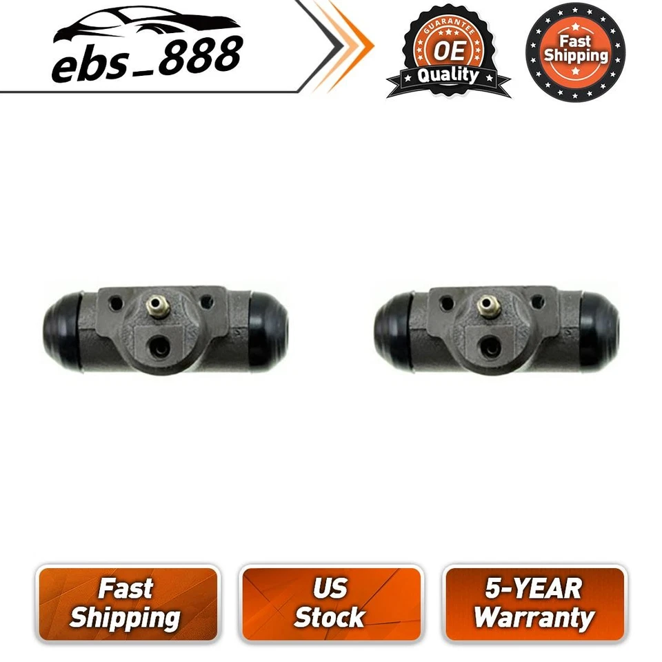 2x Cilindro de rueda de freno de tambor trasero para Chrysler Town & Country 3,3 L 1996-1999 Foto 1 de 4