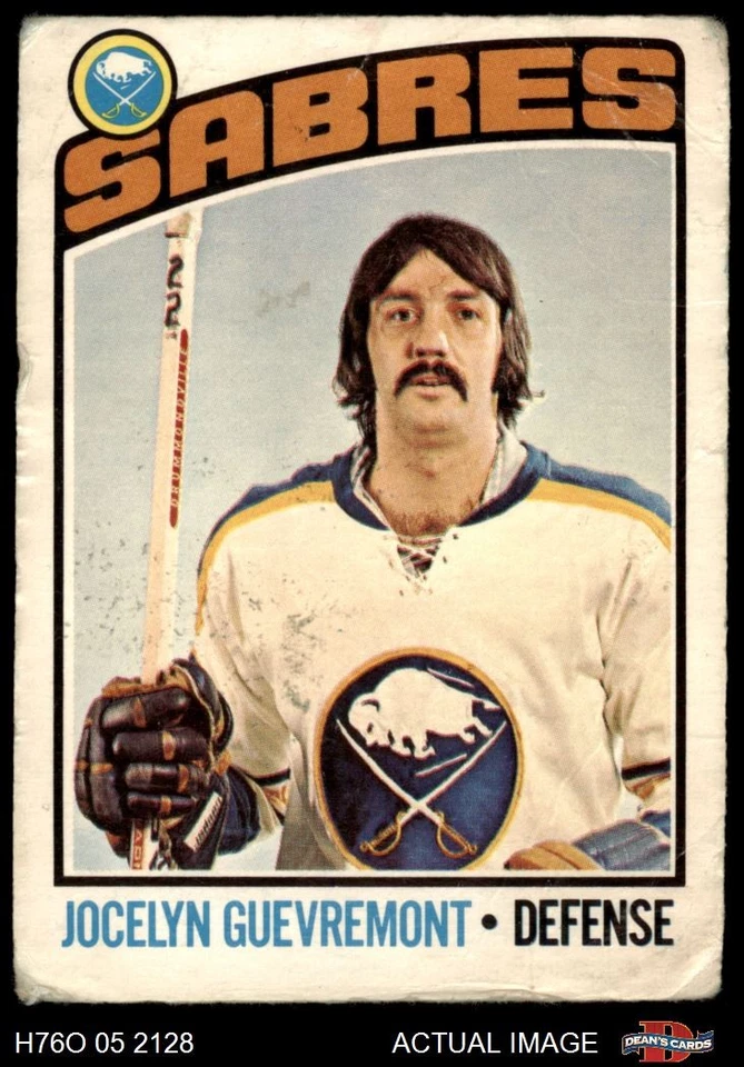 1976 O-Pee-Chee NHL #108 Jocelyn Guevremont Sabres 1.5 - FAIR - Image 1 of 1