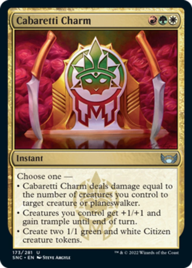 x1 Cabaretti Charm - Streets of New Capenna - NM - MTG - Image 1 of 1