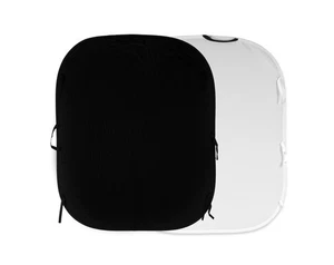 Monocolor, Plegable, Reversible, 1,8 x 2,1 m, Negro/Blanco|Lastolite by Man - Imagen 1 de 3