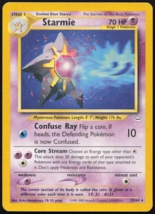 Carte Pokémon Starmie 25/64   Neo Revelation English - Foto 1 di 2