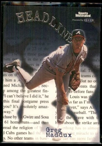 1998 Fleer Ultra Sports Illustrated Greg Maddux Atlanta Braves #19 - Picture 1 of 2