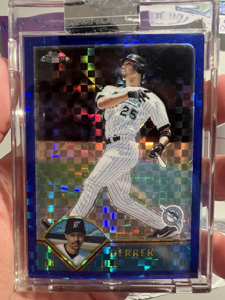 Derrek Lee X-Fractor sin circular/50 - 2003 Topps cromo #118 Marlins Foto 1 de 2