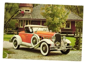 1931 Hudson Speedster Boat Tail Postcard Vintage Craven Foundation Retro Car - Picture 1 of 2