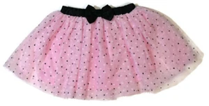 Girls Polka Dotted Tutu Skirt w/ Ribbon - Pink - Size 2T-5 - Picture 1 of 1