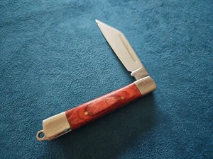 Taschenmesser Japan Holzgriff Asiatisch Klappmesser Edelstahl Outdoor Camping - Bild 1 von 6
