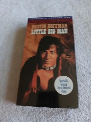 Little Big Man VHS Fox Video Watermark Factory Sealed Dustin Hoffman Jeff Corey - Image 1 of 2