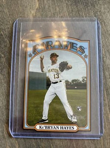 2021 Topps Heritage Ke’Bryan Hayes Rookie 1972 Die Cut SP 72DC-25 Pirates - Picture 1 of 2