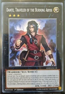 YuGiOh Dante, Traveler of the Burning Abyss 1st Edition LEHD-ENC39 NM - Picture 1 of 1