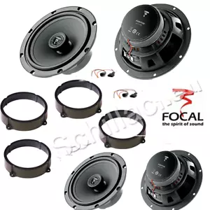 Kit 4 HP FOCAL speakers for Alfa Romeo/Lancia/Fiat with adapter - Picture 1 of 1
