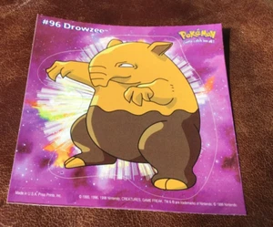 Pegatina Drowzee Nintendo Drowzee de colección Pokémon 1999 #96 ¡Tienes que atraparlos a todos! - Imagen 1 de 1