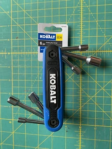 Kobalt 6pc Folding Metric Nut Driver - Picture 1 of 4