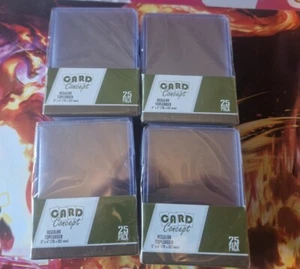 Card Concept Toploaders Trading Card Rigid 3" x 4" Sleeve Top Loaders 100x - Picture 1 of 2
