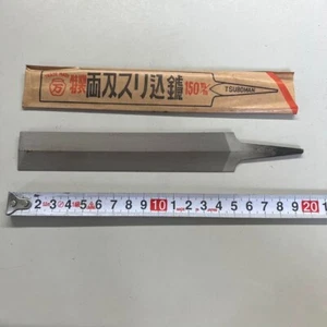 TSUBOMAN Saw File 150mm Double Side Edge Cast Steel Metal - Picture 1 of 1