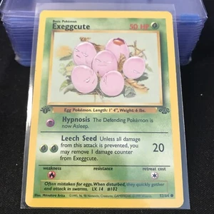 Pokemon 1st Edition Jungle Exeggcute Common (52/64) - Picture 1 of 3