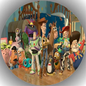 Colocador de tartas cumpleaños fiesta imagen de tartas fondant - oblea Toy Story P3 - Imagen 1 de 1