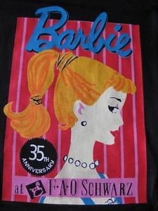 ADULT BARBIE T-SHIET FROM FAO SCHWARZ - (c)1994 - size large - Picture 1 of 2