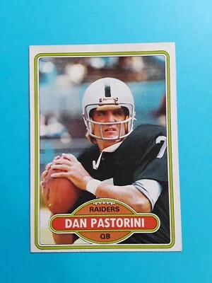 1980 Topps Dan Pastorini #490 football card Oakland Raiders - Image 1 of 2