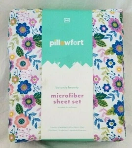 4 pc Pillowfort Botanic Beauty Full Sheet Set NIP - Picture 1 of 6