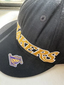 LA LAKERS Hat NBA Elements RARE Basketball Cap Sz 8 NBA Rbk Reebok - Picture 1 of 11