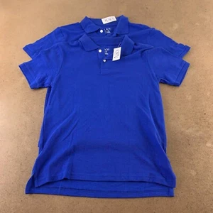 The Children's Place Boys Polo Shirt Lot Of 2 Renew Blue Short Sleeve L New - Picture 1 of 5