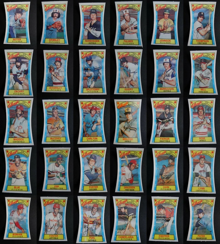 1979 Kellogg's 3-D Baseball Cards Complete Your Set You U Pick From List 1-60 - Image 1 of 1