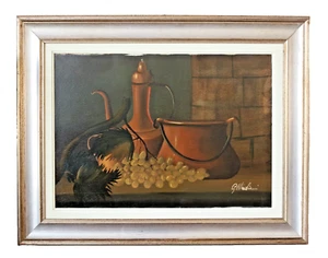 MODERNE GEMÄLDE HANDGEMALT ÖL AUF LEINWAND "Stillleben" von Giuliano Ottaviani - Bild 1 von 10