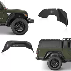 4pcs Steel Front & Rear Inner Fender Liners for Jeep Gladiator JT 2020-2025 - Bild 1 von 16