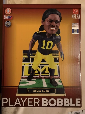 Devin Bush Ncaa Michigan Wolverines Limited Edition Bobblehead Cover