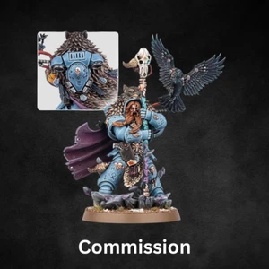 Space Wolves Njal Stormcaller Warhammer 40k Pro Painted Commission - Picture 1 of 3